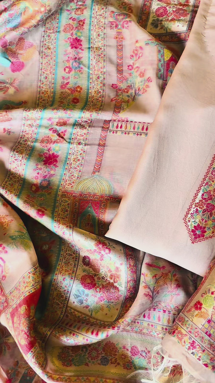 KHANI WOVEN PURE SILK SUIT KNSF02