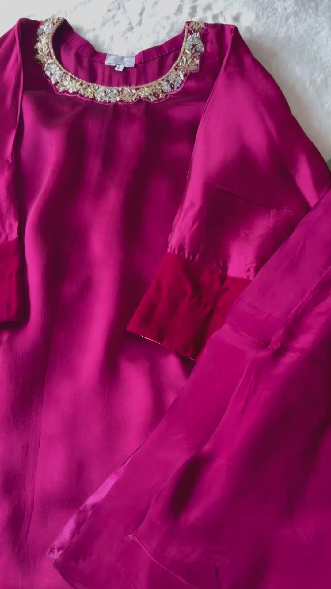 HANDWORK SHEESHA SILK PARTYWEAR SUIT CSPW01