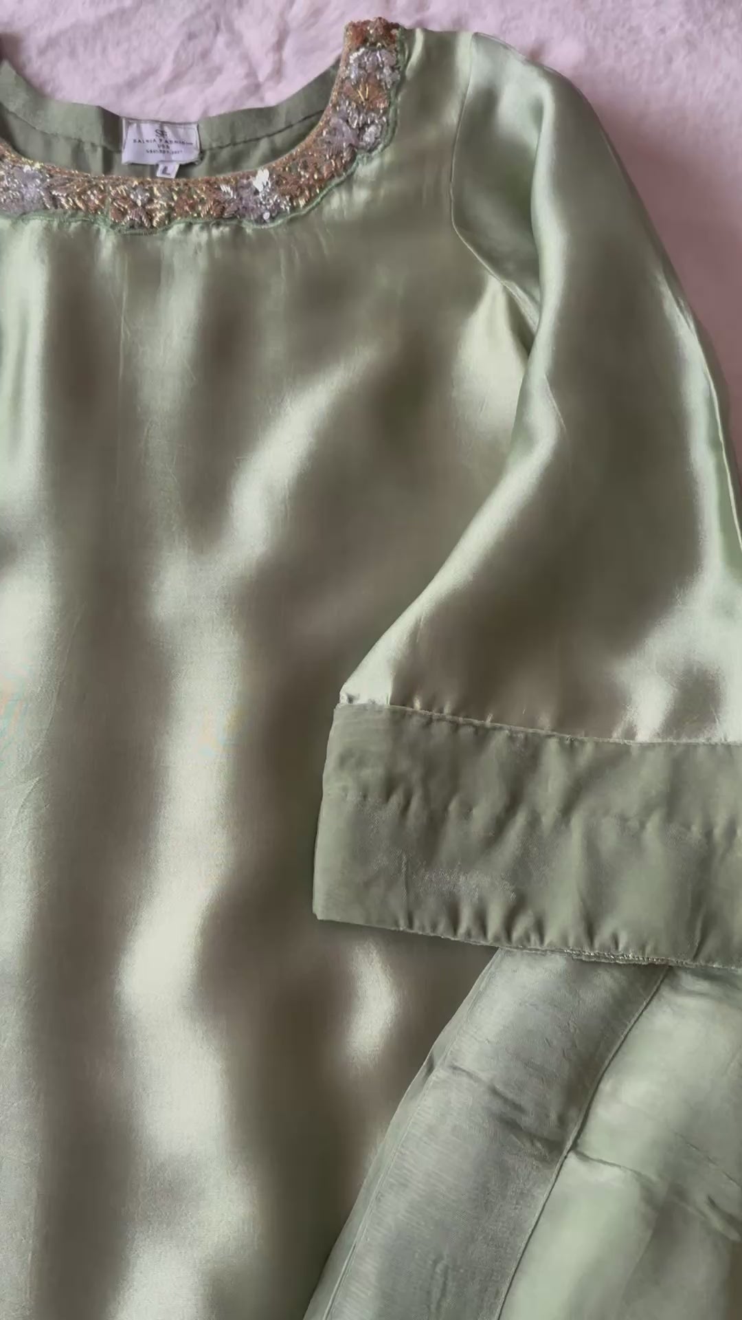 HANDWORK SHEESHA SILK PARTYWEAR SUIT CSPW05