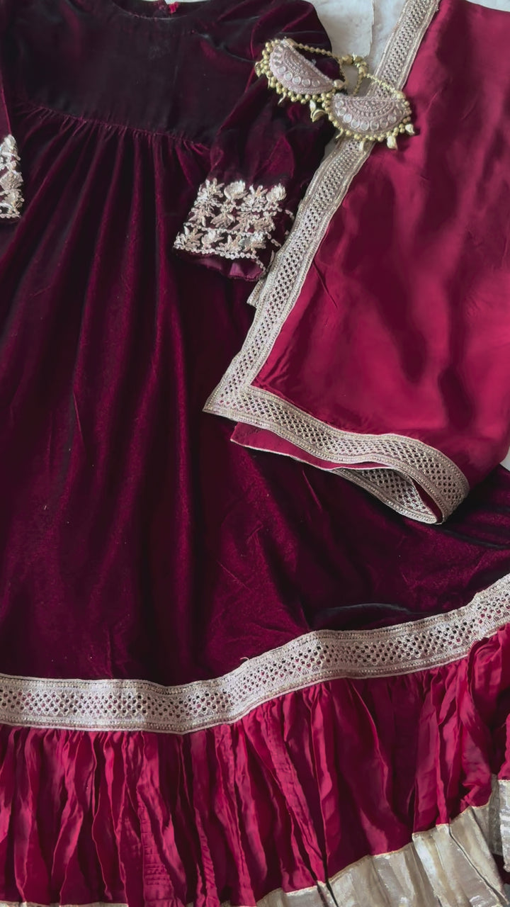 KIDS VELVET FORMAL VLKD02