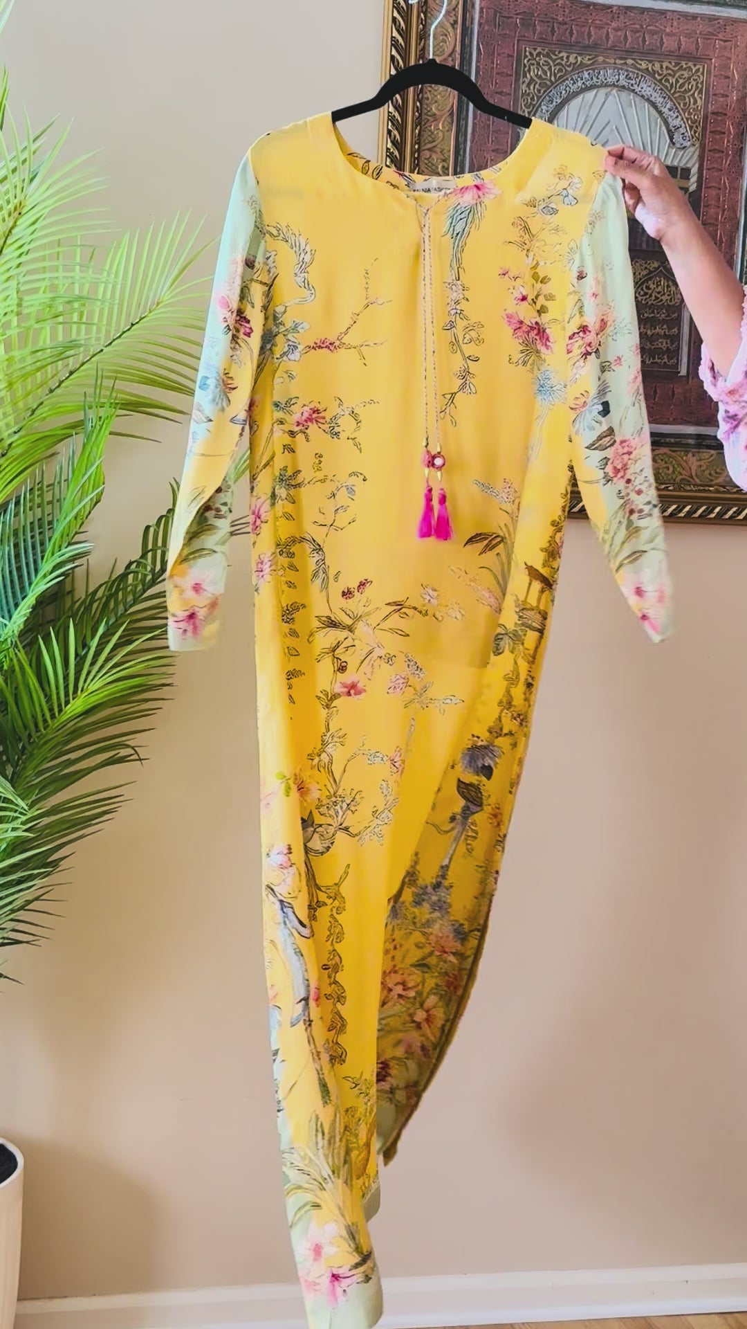 PURE CREPE SILK FUSION KAFTAN SFKF08