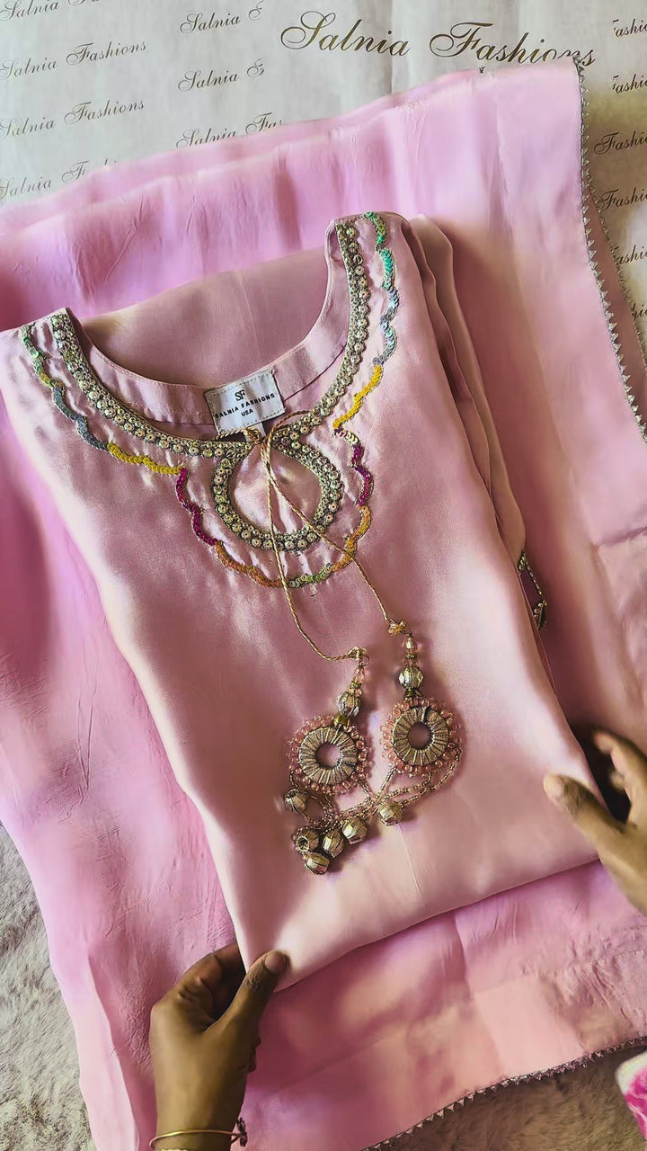 PURE SHEESHA SILK CUSTOM PARTYWEAR MUSF04