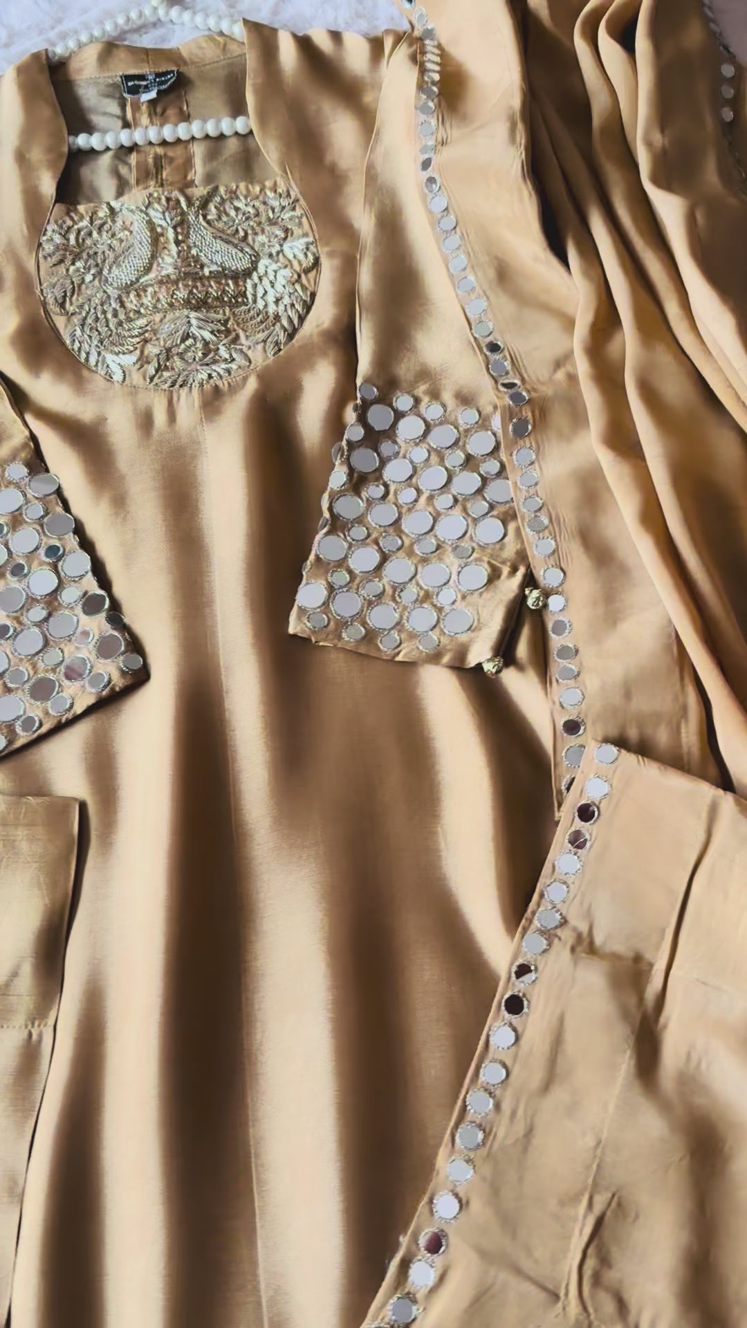 CUSTOM SERIES MIRROR WORK PARTYWEAR SUIT CSSF20