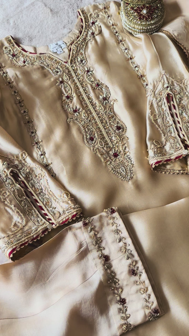HEAVY PURE SILK CUSTOM PARTYWEAR MUSF10