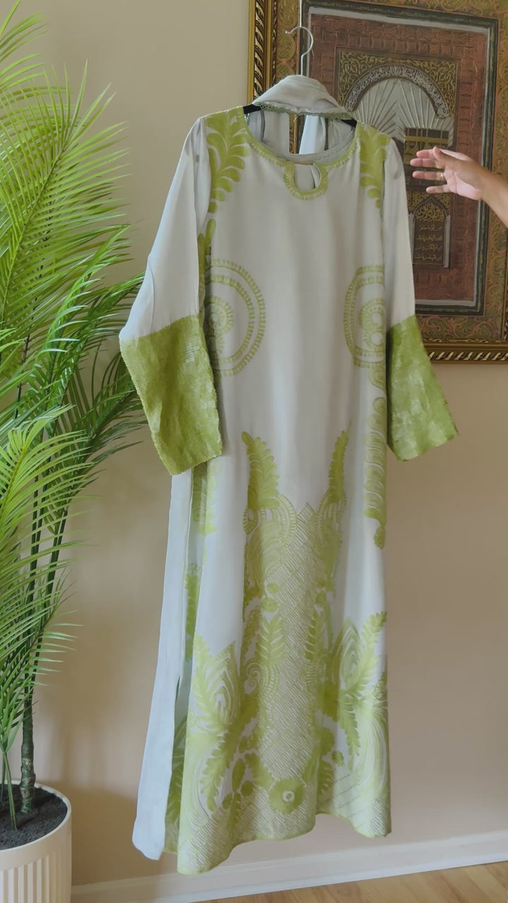 EMBROIDERED SILK KAFTAN SFKF50