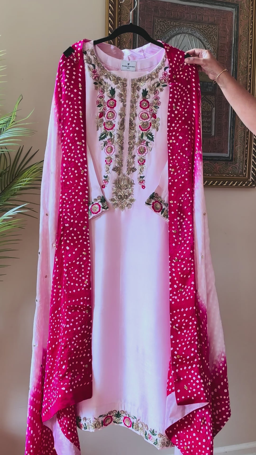 CUSTOM SERIES PURE SILK CHUNRI SUITS CHSF10