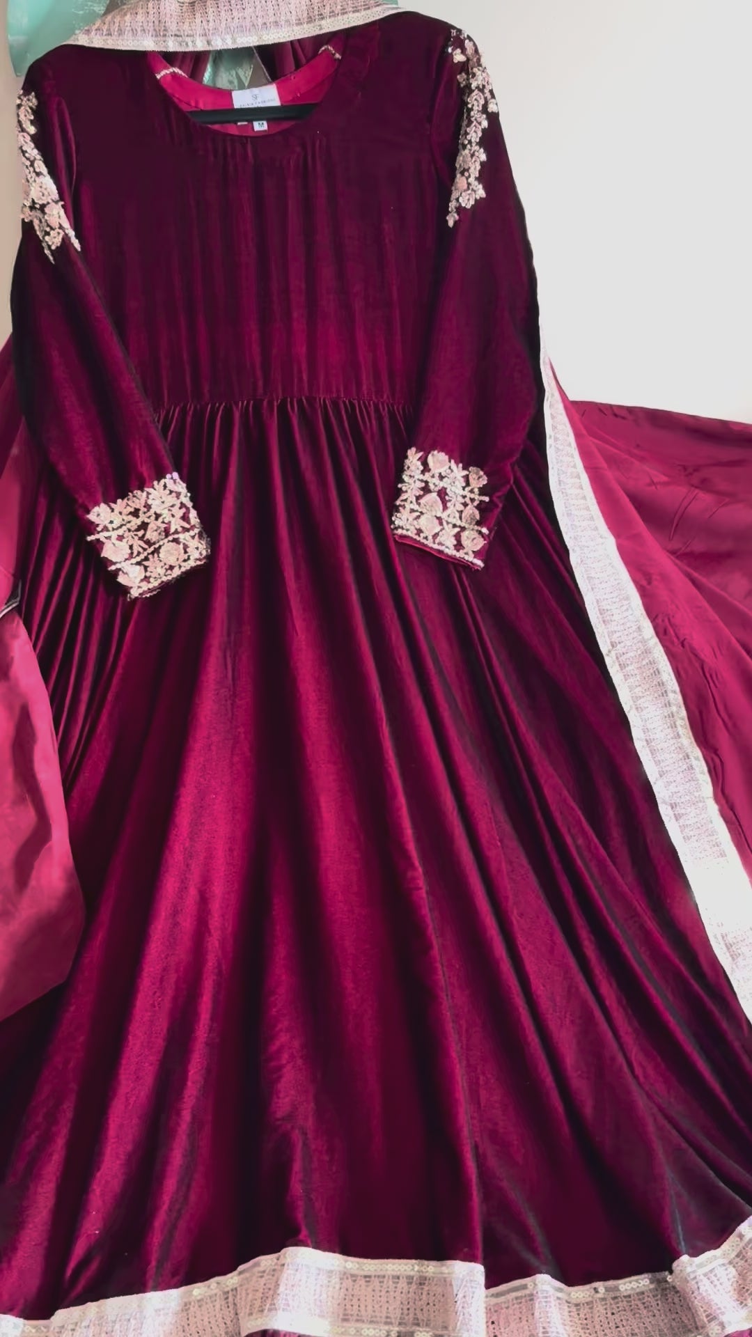 VELVET FORMAL FROCK PARTYWEAR SUIT VLSF02