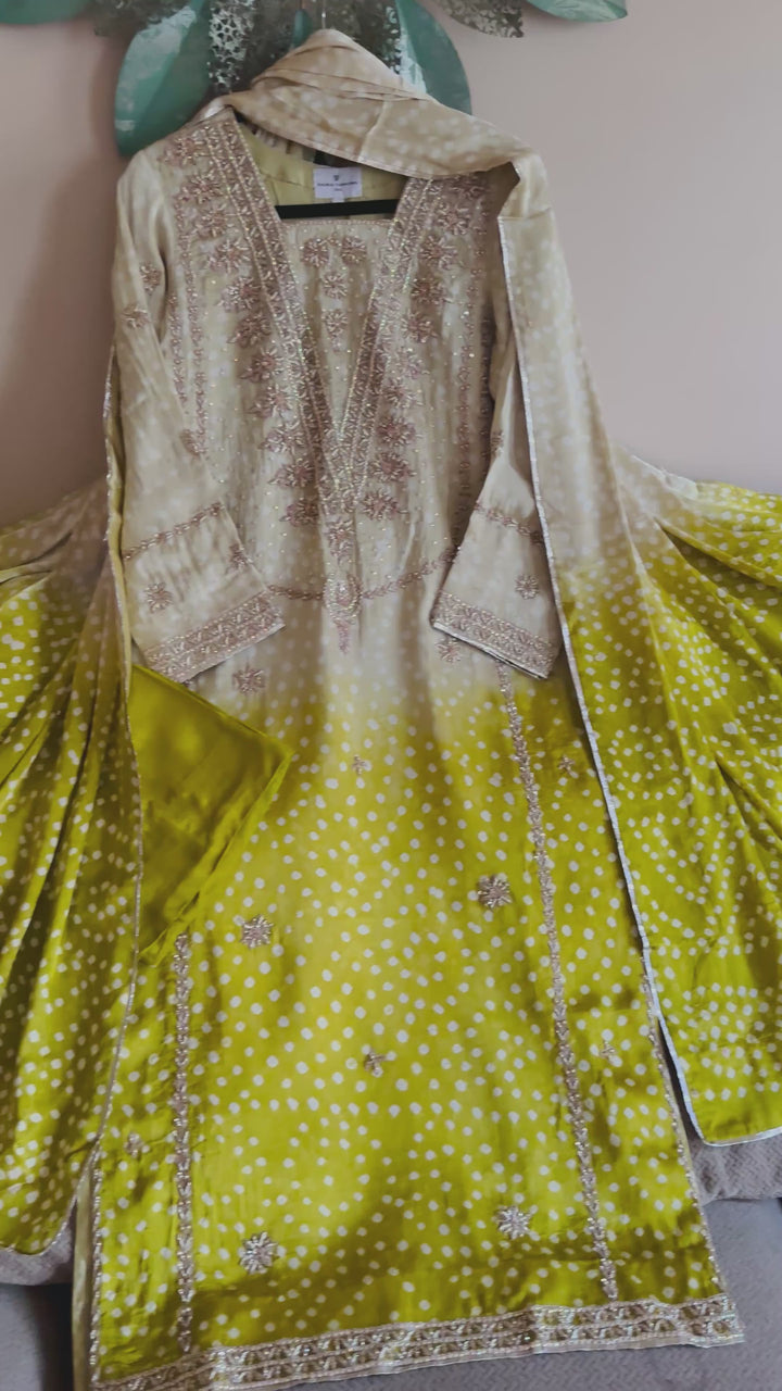 PURE SILK CHUNRI SUIT(CUSTOM SERIES) SFCH03