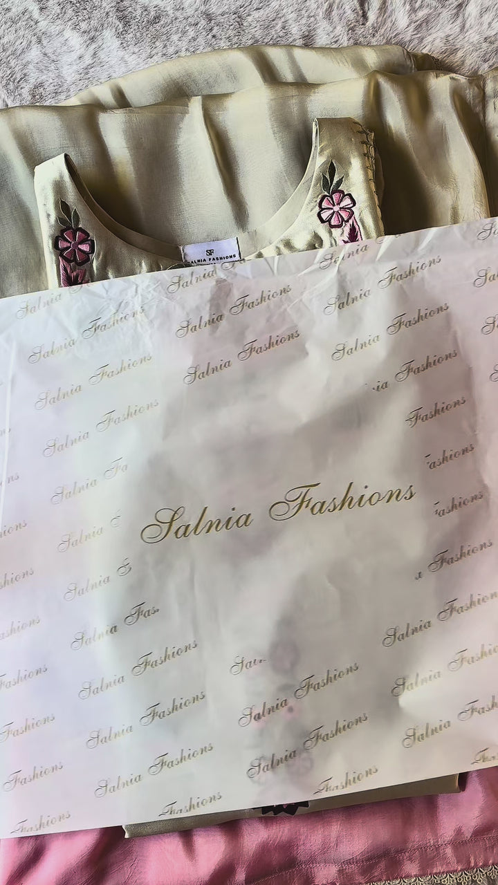 PURE SHEESHA SILK CUSTOM PARTYWEAR SCSF05