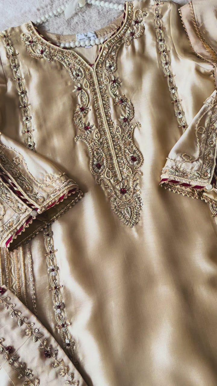 HEAVY PURE SILK CUSTOM PARTYWEAR MUSF10