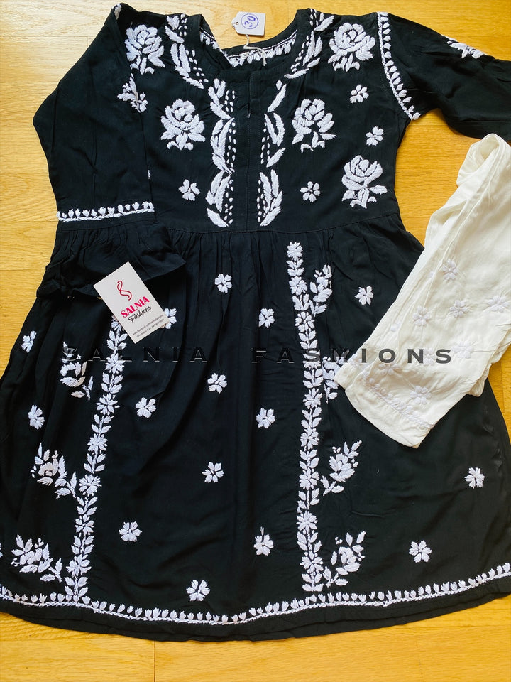 CHIKANKARI HANDWORK SUIT KIDS