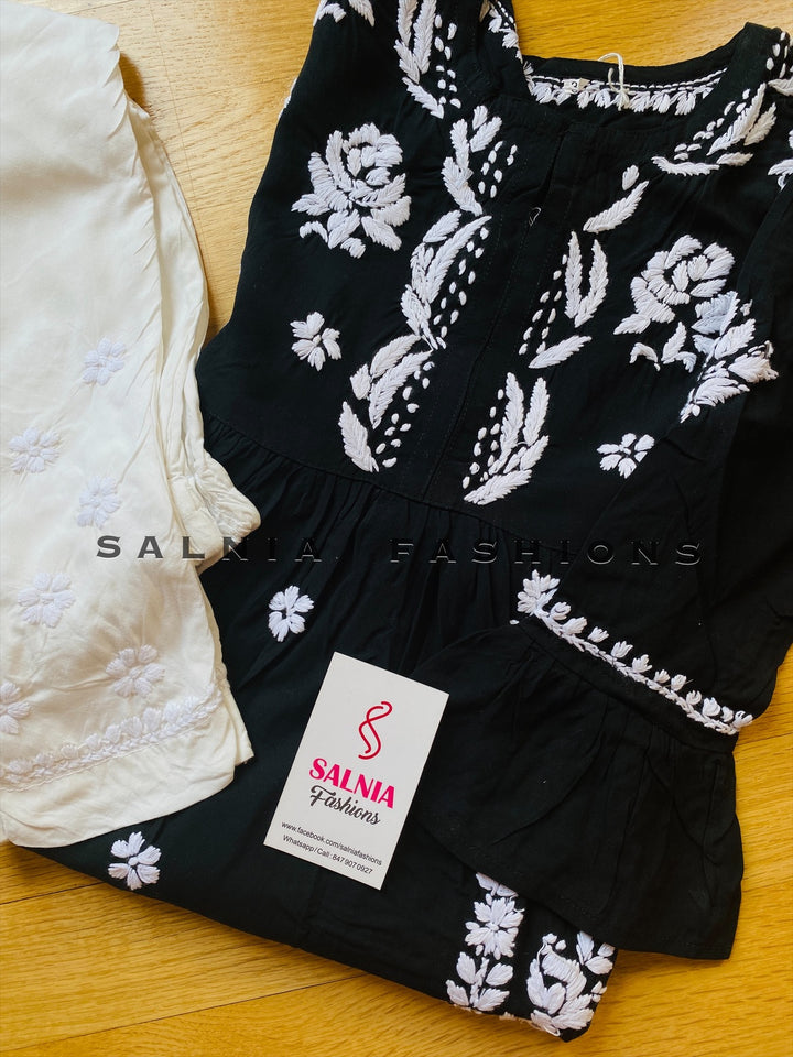 CHIKANKARI HANDWORK SUIT KIDS